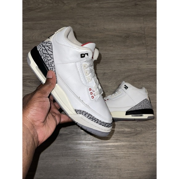 Jordan Other - Size 5 (GS) - Jordan 3 Retro Mid White Cement Reimagined DM0967-100